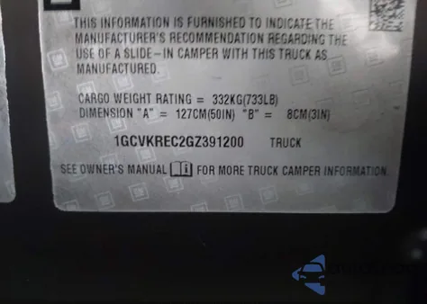 2016 Chevrolet Silverado 1500 2Lt from USA, damaged, VIN 1GCVKREC2GZ391200
